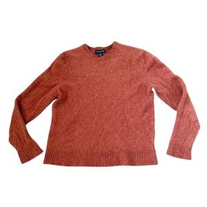 Banana Republic Luxury Winter Blend Wool Cashmere Angora Sweater Size XL Orange